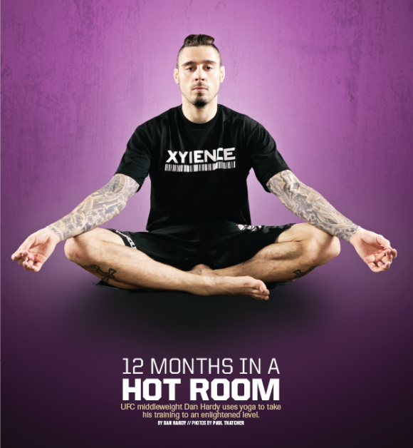 UFC middleweight Dan Hardy’s training reaches higher levels using yoga